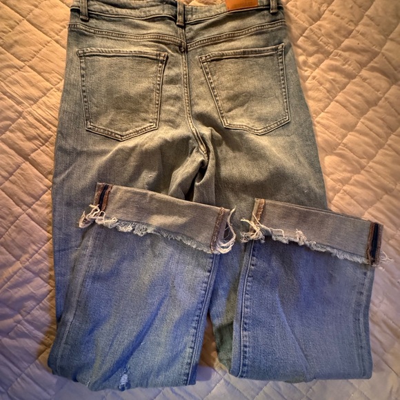 NWOT BKE Billie Wide Slim Fit Factory Distressed Jean - Picture 5 of 7